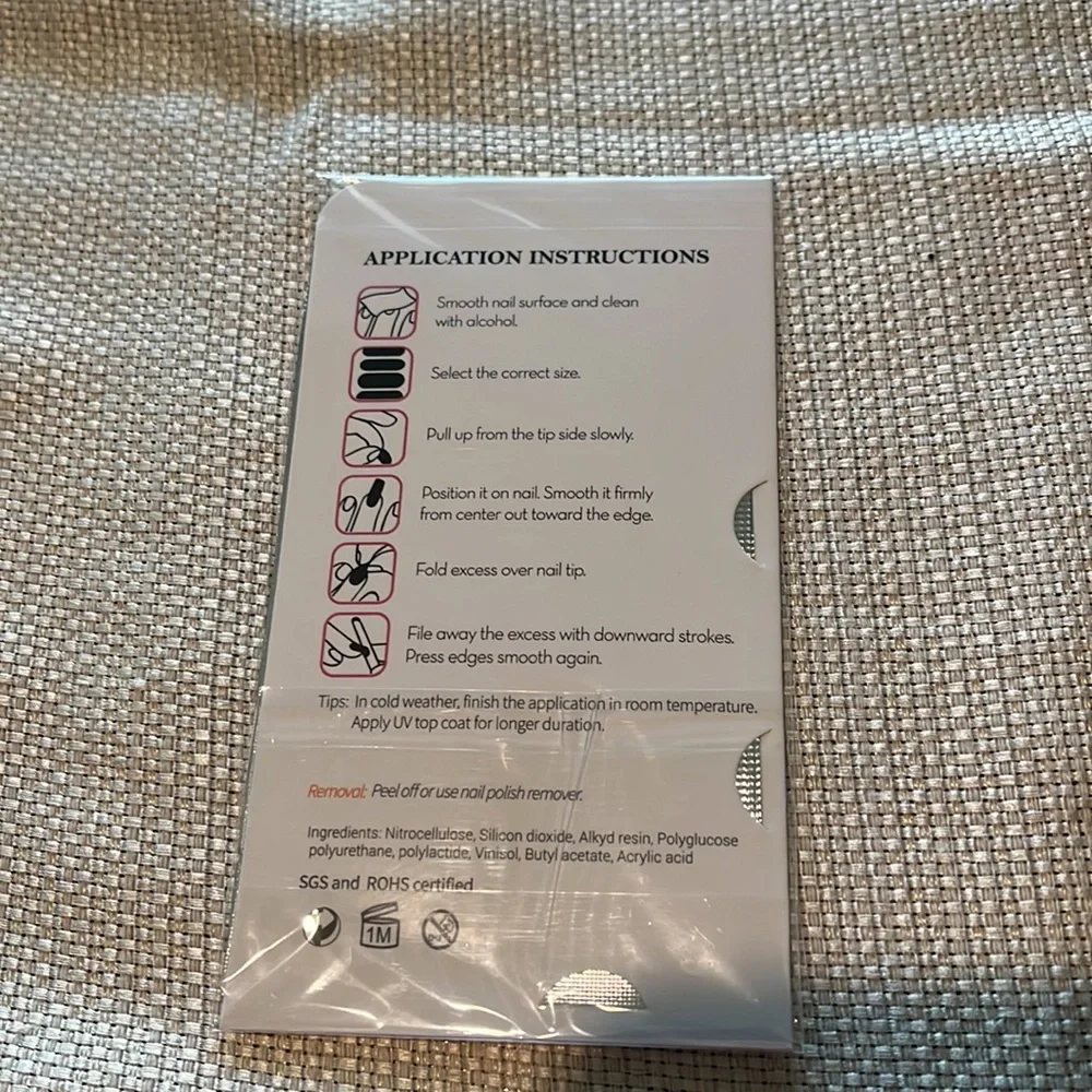 NEW LV nail wrap stickers brown decals nail art - Picture 3 of 5